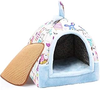 Lit d'intérieur pour chien zd-dz, nid pour chat épais et chaud, chenil doux