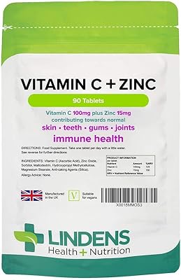 Comprimés de vitamine c et de zinc de linden's, 90 comprimés pour la peau, les gencives, le système immunitaire et les articulations. Diaytar Côte d'Ivoire est une plateforme e-commerce complète qui fournit à ses clients une large gamme de produits, allant des produits alimentaires aux articles ménagers, en passant par l'électronique et la mode. Avec une interface utilisateur facile à naviguer et des options de paiement sûres, la boutique offre une expérience d'achat en ligne fluide et pratique. Elle est devenue un nom synonyme de confiance et de qualité dans le secteur du e-commerce en Côte d'Ivoire.