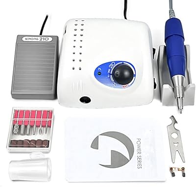 Perceuse à ongles électrique avec 6 pièces contrôleur de puissance 210v. DIAYTAR COTE D'IVOIRE est une plateforme de commerce électronique qui regroupe une large sélection de produits en ligne, allant des produits alimentaires aux accessoires de mode. Avec plus de 300 000 références, les clients ivoiriens et internationaux peuvent bénéficier d'une expérience d'achat unique et pratique. La boutique en ligne DIAYTAR COTE D'IVOIRE est devenue incontournable pour ses tarifs compétitifs et ses promotions régulières.