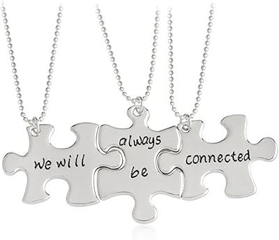 Collier tendance 3 pièces best friends forever en alliage cadeau we will always be connecté lettre carré porte-clés pendentif avec lettre gravée. DIAYTAR COTE D'IVOIRE, c'est la garantie d'un shopping en ligne sécurisé et fiable. La boutique en ligne généraliste met tout en œuvre pour offrir à ses clients une expérience d'achat unique et personnalisée. Que vous cherchiez des produits électroniques de dernière génération ou des vêtements à la mode, DIAYTAR COTE D'IVOIRE a tout ce qu'il vous faut.