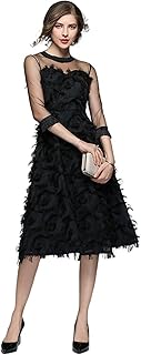 Robe de soirée de luxe zwendi pour femme, robe de soirée élégante à franges et col rond en noir (couleur : hortle, taille : xl). DIAYTAR COTE D'IVOIRE est une boutique en ligne généraliste qui propose plus de 300 000 références de produits, répondant ainsi aux besoins diversifiés de sa clientèle. Elle est devenue la boutique leader en Côte d'Ivoire grâce à sa large gamme de produits et à sa qualité de service. Elle offre une expérience d'achat unique et pratique.