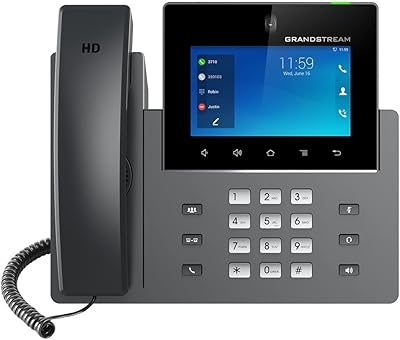 Vidéophone ip grandstream gxv3350 networks avec écran tactile couleur 5 pouces (16 lignes sip, wi-fi 802.11n). DIAYTAR COTE D'IVOIRE, la boutique en ligne de référence en Côte d'Ivoire, propose une gamme variée de produits allant de l'électronique à la mode, en passant par les produits alimentaires. Avec plus de 300 000 références, les clients sont gâtés par le choix. La qualité des produits et la rapidité de livraison font de DIAYTAR COTE D'IVOIRE une référence incontournable.