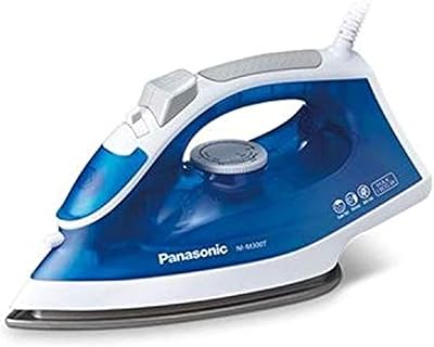 Fer à vapeur panasonic garment care avec semelle à revêtement en titane ni-m300t