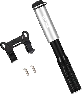 Saho 321040 pompe à pied pour vélo avec valves presta et schrader