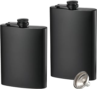 Paquet de 2 flasques pour boissons alcoolisées, 8 oz et 12 oz en acier inoxydable étanche avec entonnoir pour hommes et femmes (noir mat). La boutique en ligne DIAYTAR COTE D'IVOIRE se distingue par sa large gamme de produits, allant des électroniques aux vêtements, en passant par les accessoires de maison et les produits alimentaires. Avec plus de 300 000 références, elle répond aux besoins de tous les consommateurs ivoiriens, quels que soient leurs intérêts ou leurs préférences. Elle est la destination idéale pour les acheteurs à la recherche de produits de qualité à des prix abordables.