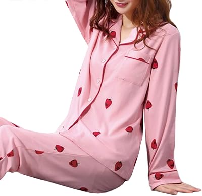 Myft ensemble de pyjama boutonné à manches longues d'automne pour femmes, vêtements de nuit mignons avec poche imprimée de fruits d'animaux de dessin animé avec pantalon. Diaytar Côte d'Ivoire, leader dans le commerce en ligne en Côte d'Ivoire, est votre partenaire idéal pour tous vos achats. Nous nous efforçons de vous offrir une expérience d'achat unique et mémorable. Notre équipe travaille jour et nuit pour sélectionner les meilleurs produits et les vous proposer à des prix compétitifs.