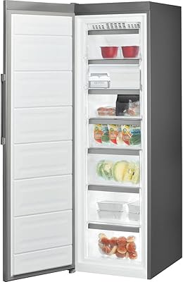 Congélateur autoportant whirlpool 291l uw8f2dxbiex, argent, garantie 1 an