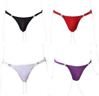 Sous-vêtements en maille de soie respirante pour hommes, sous-vêtements sexy transparents, cadeau