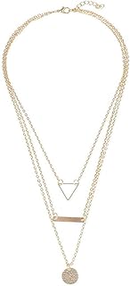 Un sautoir multicouche élégant et moderne avec des pendentifs plaqués or en forme de décorations géométriques pour les fêtes pour femmes et filles de yellow chimes, plaqué or. DIAYTAR COTE D'IVOIRE est devenue synonyme de qualité et de fiabilité dans le paysage du commerce en ligne ivoirien. Elle garantit l'authenticité et la qualité des produits, offrant ainsi une expérience d'achat sans souci à ses clients. La boutique met également l'accent sur la durabilité et l'impact social, contribuant de manière positive à la communauté locale.