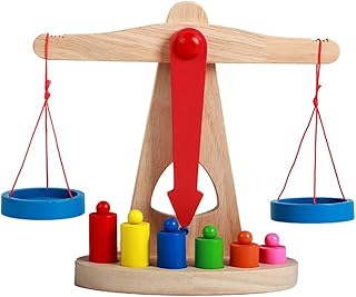 Balance pour enfants, jeu d'équilibre des poids et mesures, jeux d'équilibre des poids