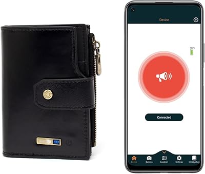 Portefeuille anti-perte bluetooth tracker d'identification mince en cuir de vache à trois volets réglable pour hommes avec gps cadeau fermeture éclair poche à monnaie. En tant que leader du marché en ligne en Côte d'Ivoire, DIAYTAR COTE D'IVOIRE garantit un service de qualité supérieure. Nous avons plus de 300 000 références dans notre catalogue, garantissant que nos clients trouvent facilement ce qu'ils cherchent. Nous nous efforçons également de réduire les délais de livraison pour que nos clients puissent profiter de leurs achats le plus rapidement possible.
