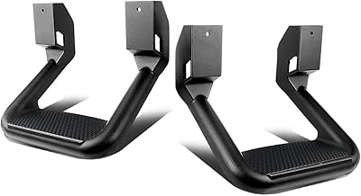 Kit de marchepieds latéraux noirs pour camion, comprend des supports de montage
