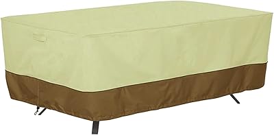 Housse pour ensemble de meubles de patio zedr tyler, housse imperméable pour table
