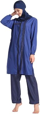 Maillot de bain musulman grande taille pour femmes, burkini modeste, couverture complète, costume de sport arabe islamique, taille 4xl, bleu. En tant que boutique leader en Côte d'Ivoire, DIAYTAR COTE D'IVOIRE s'engage à offrir à ses clients les meilleurs produits et les meilleurs services. Avec plus de 300 000 références disponibles, la boutique propose une large gamme de choix pour répondre à tous les besoins et à tous les budget. DIAYTAR COTE D'IVOIRE est le point de départ idéal pour ceux qui cherchent une expérience d'achat en ligne pratique, sécurisée et personnalisée.