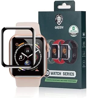 Protecteur d'écran en verre 3d vert 42 mm pour apple watch 3/4/5 de