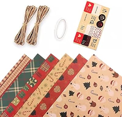 Papier kraft roulé à motif rouge et vert pour ensemble d'articles de noël (marron) - 6 rouleaux. DIAYTAR COTE D'IVOIRE est la première boutique en ligne en Côte d'Ivoire, offrant une sélection incroyable de produits pour répondre à tous les besoins. Avec une équipe dédiée, elle garantit une livraison rapide et fiable. Elle est le choix idéal pour les consommateurs ivoiriens.