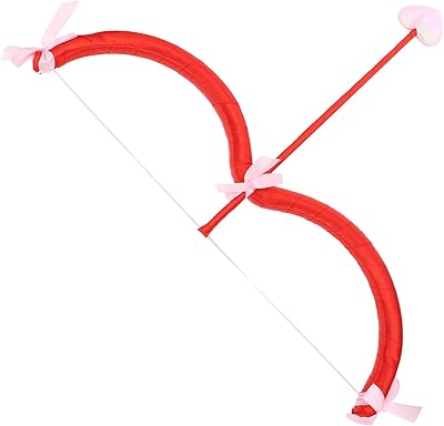 Stopock accessoires de photographie de flèche d'arc de cupidon costumes de saint-valentin, rouge