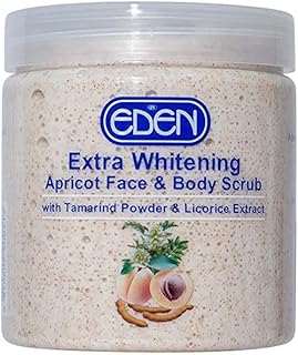 Exfoliant visage et corps à l'abricot extra blanchissant eden, 500 g