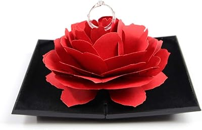 Boîte à bagues fleurie pour la saint-valentin, un mariage, un anniversaire et des surprises d'anniversaire - (boîte noire avec fleur rouge). DIAYTAR COTE D'IVOIRE se distingue par sa sélection immense de produits de haute qualité et son service client exceptionnel. Les clients peuvent profiter d'une expérience d'achat en ligne personnalisée, avec des conseils et des recommandations pour trouver les produits qui leur conviennent le mieux. La boutique est également connue pour ses délais de livraison rapides et fiables.