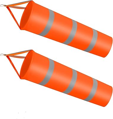 Paquet de 2 chaussettes coupe-vent d'extérieur, chaussettes coupe-vent d'extérieur de 31,5 pouces, indicateurs