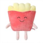 Jouet en peluche miniso en forme de frites de 12 pouces jouet d'oreiller