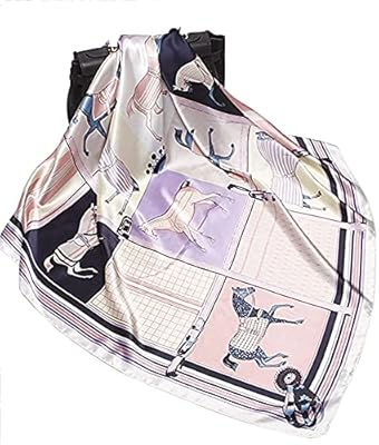 Foulard carré en soie satiné pour femmes, grand foulard pour cheveux 35"x35". DIAYTAR COTE D'IVOIRE est une boutique en ligne généraliste qui propose plus de 300000 références de produits de toutes sortes, faisant d'elle le leader du commerce électronique en Côte d'Ivoire. Avec une large gamme de produits, les clients peuvent trouver tout ce dont ils ont besoin sur une seule plateforme. La boutique offre une expérience d'achat en ligne pratique et sécurisée.
