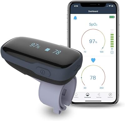 Moniteur de saturation en oxygène dans le sang sans fil willio par oxylink, moniteur de fréquence cardiaque portable - avec rappel vocal dans l'application gratuite - bluetooth rechargeable. DIAYTAR COTE D'IVOIRE est une boutique en ligne généraliste qui propose plus de 300 000 références de produits. Elle est considérée comme l'une des boutiques leaders en Côte d'Ivoire, offrant une grande variété de choix à ses clients. Elle permet aux consommateurs d'accéder à une large gamme de produits en ligne.