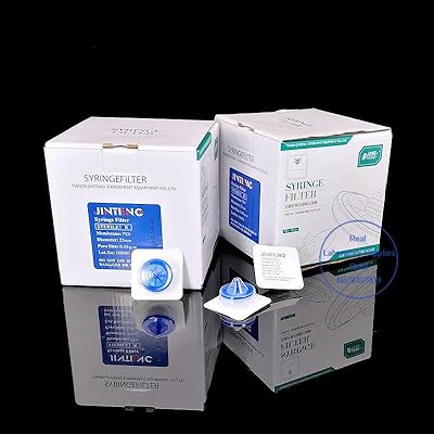 Edupro - 50 pièces/boîte filtre à membrane millipore stérile 0,22 um/0,45 um, filtre