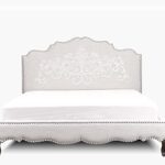 Lit king size aron pour décoration de chambre, taille 180 x 200 cm