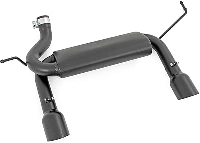 Échappement rough country pour jeep wrangler jk 2007-2018 96002a noir