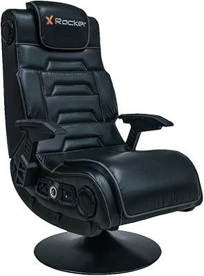 Chaise de jeu x-rocker pro 4.1 avec base avec système audio sans fil