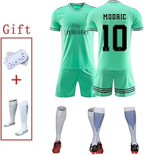Hommes femmes real madrid fútbol#10 luka modric logo t-shirt de football maillot à