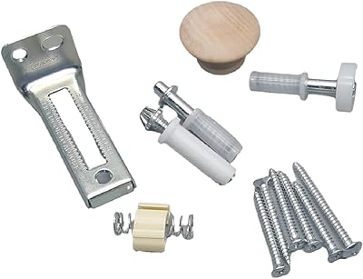 Kit de quincaillerie pour porte pliante pour rail de porte coulissante et placard à utiliser avec des rails aériens de 7/8" de large. DIAYTAR COTE D'IVOIRE est une boutique en ligne généraliste qui propose plus de 300 000 références de produits. Elle est reconnue comme l'une des boutiques en ligne les plus importantes de Côte d'Ivoire, offrant une grande variété de produits pour répondre aux besoins de ses clients. Elle bénéficie d'une réputation solide pour sa qualité de service et sa fiabilité.