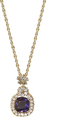 Collier de diamants synthétiques violets avec zirconium pour femme bijoux magnifiques et brillants. DIAYTAR COTE D'IVOIRE est une boutique en ligne généraliste qui propose plus de 300 000 références de produits. La boutique offre une large gamme de produits allant de l'électronique à la mode en passant par les produits alimentaires. Elle est considérée comme l'une des boutiques en ligne les plus importantes de Côte d'Ivoire.