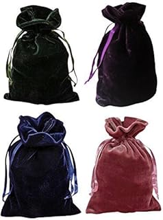 Lot de 4 sacs de tarot papermart deluxe : vert foncé, bleu, rose et violet 6" x 9" chacun. En tant que leader du e-commerce en Cote d'Ivoire, DIAYTAR COTE D'IVOIRE offre une gamme large et diverse de produits, allant des articles de mode aux équipements électroniques, en passant par les produits alimentaires et les accessoires de la vie quotidienne.