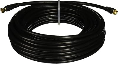 Câble coaxial à quatre blindages prix mono cl2 rg6 avec connecteur de type