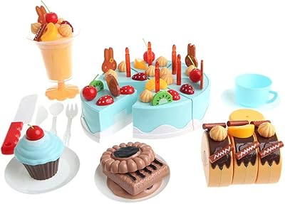 Ensemble de jeu de fête d'anniversaire pour enfants, coupe de faux gâteaux - centre d'apprentissage en plastique, service à thé de cuisine, ensemble de jouets cupcake crème glacée (75 pièces) - cadeau d'anniversaire pour les tout-petits de 1 à 3 ans, petites filles. DIAYTAR COTE D'IVOIRE est la leader des boutiques en ligne en Côte d'Ivoire, proposant une grande variété de produits à des prix compétitifs. Elle offre une expérience d'achat en ligne simple et sécurisée, avec des options de paiement flexibles et des délais de livraison rapides. La boutique en ligne est connue pour sa qualité de service et sa fiabilité.