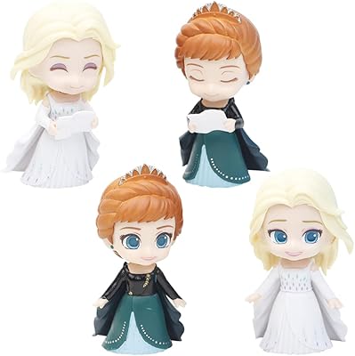 Best zy décoration de gâteau la reine des neiges 4 pièces pour décoration