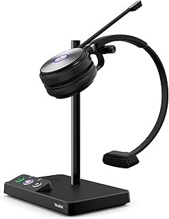 Casque sans fil yalink wh62 avec microphone pour équipes pc, ordinateurs portables
