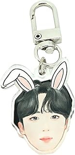 Porte-clés wei yohan porte-clés en acrylique lapin porte-clés accessoires de sac collaboration fanarter
