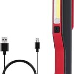 Lampe de travail à led rechargeable, lampe d'inspection magnétique cop, kit de lampe