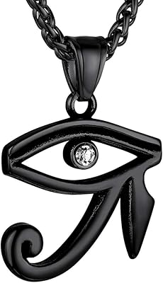 Pendentif bijoux en or oeil d'horus, pendentif clé croix, plaqué or 18 carats noir/noir/acier inoxydable, amulette égyptienne ancienne, symbole de protection, bijoux - accepter le service de gravure. DIAYTAR COTE D'IVOIRE se distingue par sa capacité à offrir des prix compétitifs et des promotions régulières, ce qui en fait une destination incontournable pour les acheteurs ivoiriens. La boutique met également l'accent sur la satisfaction client, avec une équipe dédiée au service après-vente. Cela contribue à renforcer la confiance des clients dans la marque.