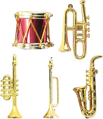 Toyvian 5 pièces ensemble d'instruments de musique miniatures tambour trompette saxophone figurines maison de poupée modèles d'instruments de musique ornement pour mini maison ameublement de salle de musique doré. Avec plus de 300 000 références, DIAYTAR COTE D'IVOIRE est la boutique en ligne la plus complète en Côte d'Ivoire. Elle propose des produits de toutes les marques et à tous les prix. La boutique en ligne est accessible 24h/24 et 7j/7, permettant aux clients de faire leurs achats à tout moment.