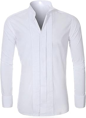 Yeprem camisas de novio a la moda para hombres, ropa de boda formal