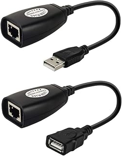 Adaptateur d'extension lan usb vers rj45 via câble cat 5/cat 5a/cat 6