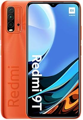 Téléphone portable double sim xiaomi redmi 9t de couleur sunrise orange, 4 go