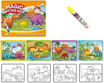 Livre d'eau magique, livre de coloriage à l'eau, peinture doodle avec bloc de dessin et stylo à eau magique, jouet de dessin éducatif pour enfants, livre de coloriage réutilisable, peinture doodle, dessin de dinosaures (monde animal). DIAYTAR COTE D'IVOIRE est une boutique en ligne généraliste qui propose plus de 300 000 références de produits, faisant d'elle la boutique leader en Cote d'Ivoire. Elle offre une large gamme de produits pour répondre aux besoins de ses clients. Avec une telle variété de choix, les clients peuvent trouver tout ce dont ils ont besoin en un seul endroit.