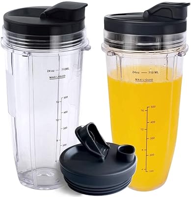 Tasse de mixeur de remplacement pour nutrininja gobelet de mixeur de 24 oz, avec couvercle anti-fuite et joint interchangeable, pour nutrininja, paquet de 2. DIAYTAR COTE D'IVOIRE est une boutique en ligne généraliste qui propose plus de 300 000 références de produits divers. Elle est reconnue comme l'une des boutiques leaders en Côte d'Ivoire, offrant une large gamme de choix pour ses clients. Avec une telle variété, les clients peuvent trouver tout ce dont ils ont besoin sous un même toit.