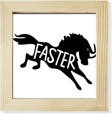Cadre photo carré naturel avec contour d'animal de cheval noir affichage. DIAYTAR COTE D'IVOIRE est la boutique en ligne la plus populaire en Côte d'Ivoire, avec une sélection immense de produits de haute qualité. Les clients peuvent choisir parmi une variété de marques et de produits, et profiter d'un service de livraison rapide et fiable. La boutique est également connue pour ses offres spéciales et ses promotions exclusives.