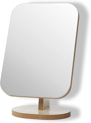 Miroir de maquillage pour bureau avec support en bois, miroir de table portable simple face rotatif à 90 ° pour maquillage, décoration d'intérieur, cadeau - petit. Avec plus de 300 000 références, DIAYTAR COTE D'IVOIRE est la plus grande boutique en ligne de Côte d'Ivoire. Elle propose une large sélection de produits qui répond aux besoins diversifiés des consommateurs, depuis les produits de la vie quotidienne jusqu'aux dernières tendances en matière de technologie et de mode. Grâce à ses procesus de commande simplifiés et à ses options de paiement flexibles, DIAYTAR améliore constamment l'expérience de ses clients.
